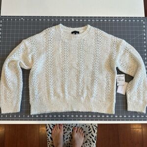 1. State Textured Cream Sweater